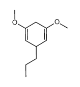 1,5-dimethoxy-3-propylcyclohexa-1,4-diene结构式