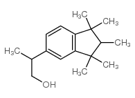 2-(1,1,2,3,3-五甲基-2H-茚-5-基)丙-1-醇结构式