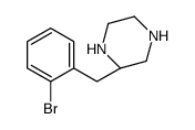 (2S)-2-[(2-bromophenyl)methyl]piperazine Structure