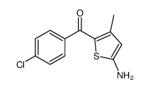 (5-amino-3-Methylthiophen-2-yl)(4-chlorophenyl)Methanone Structure