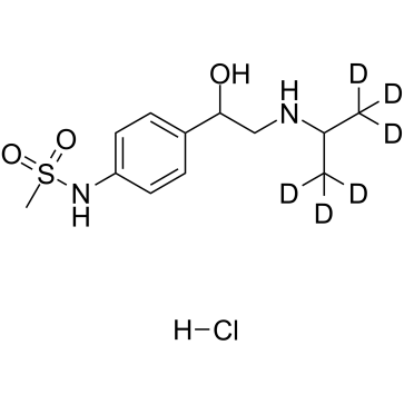 Sotalol D6 hydrochloride structure