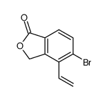 5-bromo-4-vinyl-2-benzofuran-1(3H)-one Structure