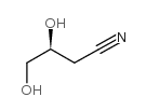 Butanenitrile,3,4-dihydroxy-, (S)- (9CI) Structure