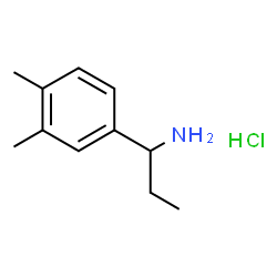 [1-(3,4-DIMETHYLPHENYL)PROPYL]AMINE HYDROCHLORIDE结构式