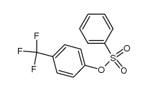 4-(trifluoromethyl)phenyl benzenesulfonate结构式