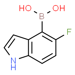 (5-fluoro-1H-indol-4-yl)boronic acid picture