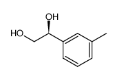 (S)-1-(3-methylphenyl)ethane-1,2-diol结构式