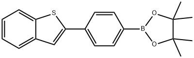 Benzo[b]thiophene, 2-[4-(4,4,5,5-tetramethyl-1,3,2-dioxaborolan-2-yl)phenyl]-结构式