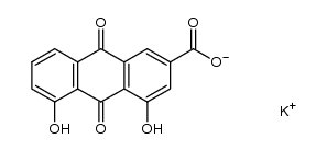 rhein potassium结构式