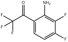 1-(2-Amino-3,4-difluorophenyl)-2,2,2-trifluoroethan-1-one Structure