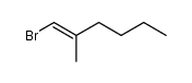 1-Brom-2-methylhex-1-en结构式