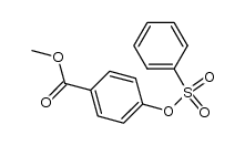 Methyl 4-((phenylsulfonyl)oxy)benzoate结构式