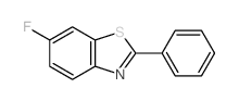 Benzothiazole,6-fluoro-2-phenyl- structure