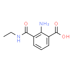 Benzoic acid, 2-amino-3-[(ethylamino)carbonyl]- (9CI) structure