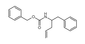 N-benzyloxycarbonyl-(+/-)-1-benzylbut-3-enylamine Structure