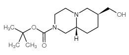 7-(羟基甲基)六氢-1H-吡啶并[1,2-a]吡嗪-2(6h)-羧酸-(7S,9ar)-叔丁酯结构式