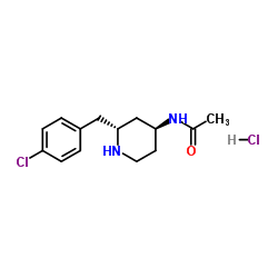 N-((2R,4S)-2-(4-氯苄基)哌啶-4-基)乙酰胺盐酸盐图片