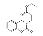 ethyl 3-(2-oxo-4H-1,3-benzoxazin-3-yl)propanoate结构式