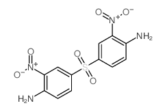 Benzenamine,4,4'-sulfonylbis[2-nitro- Structure