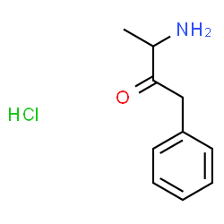 3-Amino-1-phenylbutan-2-one hydrochloride structure