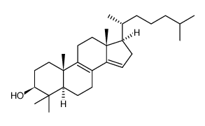 4,4-dimethylcholesta-8,14-dien-3-ol结构式