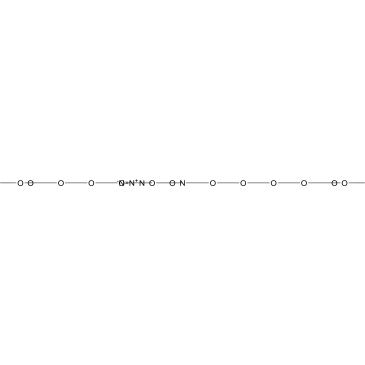 N-(Azido-PEG2)-N-bis(PEG4-Boc)结构式