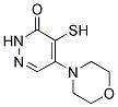 5-(4-MORPHOLINYL)-4-SULFANYL-3(2H)-PYRIDAZINONE结构式