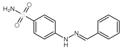 (E)-4-(2-benzylidenehydrazinyl)benzenesulfonamide Structure