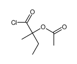 (1-chloro-2-methyl-1-oxobutan-2-yl) acetate Structure