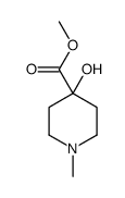 1-甲基-4-羟基-哌啶-4-二羧酸甲酯结构式