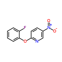 2-(2-Fluorophenoxy)-5-nitropyridine picture