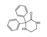 3,3-diphenyl-piperazin-2-one Structure