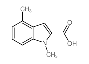 1,4-dimethylindole-2-carboxylic acid Structure