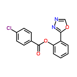 2-(1,3,4-Oxadiazol-2-yl)phenyl 4-chlorobenzoate Structure