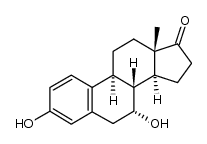 7-hydroxyestrone Structure