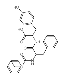 L-Tyrosine,N-[N-[(phenylmethoxy)carbonyl]-L-phenylalanyl]- (9CI) Structure