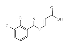 2-(2,3-DICHLORO-PHENYL)-THIAZOLE-4-CARBOXYLIC ACID Structure