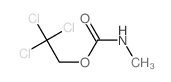 Ethanol,2,2,2-trichloro-, methylcarbamate (9CI) Structure