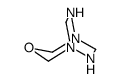 3-oxa-1,5,7,9-tetrazabicyclo[3.2.2]nonane结构式