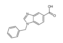 1-Benzyl-1,3-benzodiazole-5-carboxylic acid Structure