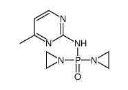 N-[bis(aziridin-1-yl)phosphoryl]-4-methylpyrimidin-2-amine Structure