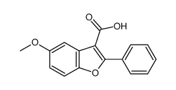 5-Methoxy-2-phenyl-1-benzofuran-3-carboxylic acid图片