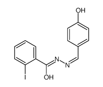 2-iodo-N'-[(4-oxocyclohexa-2,5-dien-1-ylidene)methyl]benzohydrazide Structure