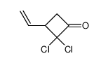 Cyclobutanone,2,2-dichloro-3-ethenyl-结构式