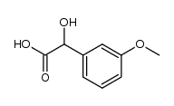 D-3-methoxy-mandelic acid Structure