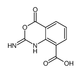 4H-3,1-Benzoxazine-8-carboxylicacid,2-amino-4-oxo-(8CI)结构式