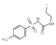 3-(2-fluoroethyl)-1-(4-methylphenyl)sulfonyl-urea Structure