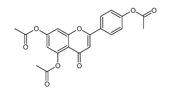 4′,5,7-三乙酰基黄酮结构式