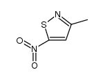 Isothiazole, 3-​methyl-​5-​nitro Structure