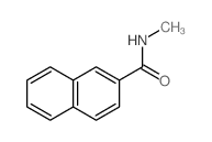 2-Naphthalenecarboxamide,N-methyl-结构式